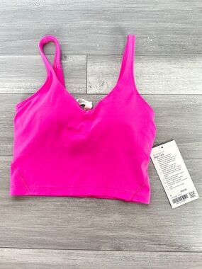 Lululemon align tank sonic pink size 4